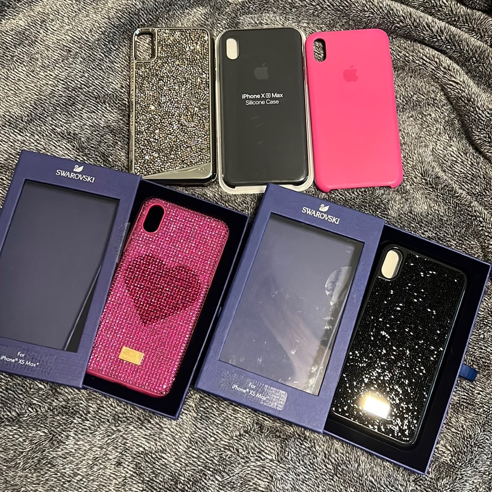Swarovski iPhone XS Max Pink Heart Case 💕